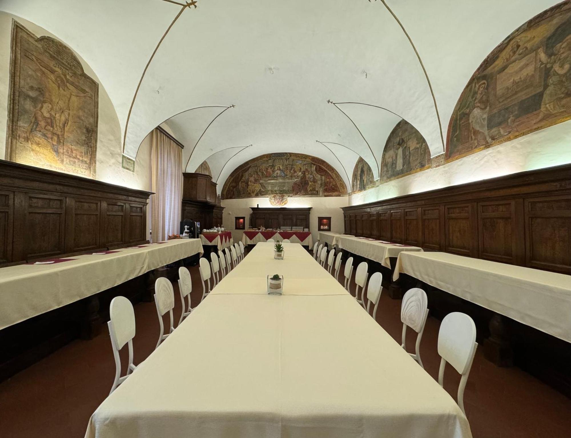 Monastero Ss. Annunziata Todi Exterior foto The refectory